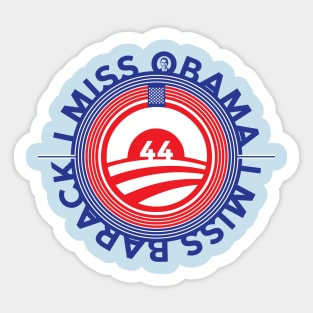 I miss obama cool Sticker